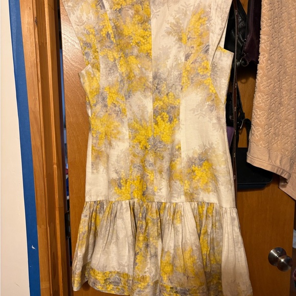 Zimmermann Wild Botanica Flounce dress wattle print size 2 - Picture 9 of 9